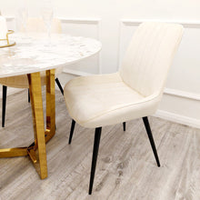 Load image into Gallery viewer, 4 x Dido Dining Chairs in Cream
