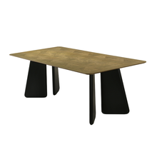Load image into Gallery viewer, ALUXO® Dunkin Walnut Dining Table
