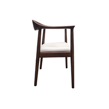 Load image into Gallery viewer, ALUXO® Fern Walnut Dining Chair – in Oatmeal Bouclé - Box of 2
