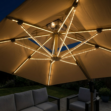 Load image into Gallery viewer, Camber 3m Cantilever Parasol with Solar powered LED Lights
