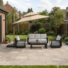 Load image into Gallery viewer, Camber 3m Cantilever Parasol with Solar powered LED Lights
