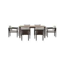Load image into Gallery viewer, ALUXO® Hemera Outdoor Range - 6 Seater Dining Set
