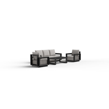 Load image into Gallery viewer, ALUXO®  Ikos Outdoor Lounge Set - Onyx - 5 Seater
