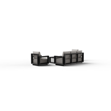 Load image into Gallery viewer, ALUXO®  Ikos Outdoor Lounge Set - Onyx - 5 Seater
