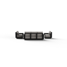 Load image into Gallery viewer, ALUXO®  Ikos Outdoor Lounge Set - Onyx - 5 Seater
