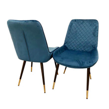 Load image into Gallery viewer, 4 x Luna Dining Chairs in Navy Blue
