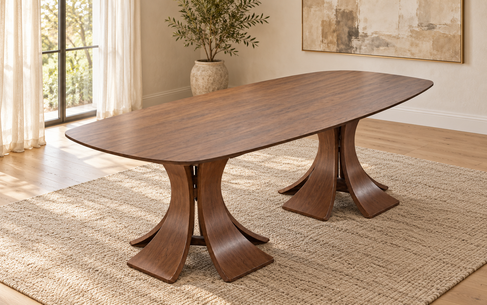 Alice Walnut Dining Table – Furnish 365 Limited