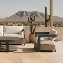 Load image into Gallery viewer, ALUXO®  Selene Outdoor Lounge Set - Wicker - 5 Seater

