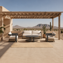 Load image into Gallery viewer, ALUXO®  Selene Outdoor Lounge Set - Wicker - 5 Seater
