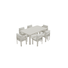 Load image into Gallery viewer, ALUXO® Sofia Outdoor Range - 6 Seater Dining Set
