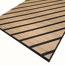 Load image into Gallery viewer, Superlightweight Herringbone - Self Adhesive Acoustic Wall Panels - 120cm x 30cm (4 pack)
