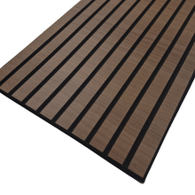 Load image into Gallery viewer, Superlightweight Slatted - Self Adhesive Acoustic Wall Panels - 120cm x 30cm (4 pack)

