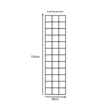 Load image into Gallery viewer, Superlightweight Grid- Self Adhesive Acoustic Wall Panels - 120cm x 30cm (4 pack)
