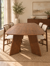 Load image into Gallery viewer, Emma Walnut Dining Table

