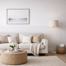 Load image into Gallery viewer, Wainscoting Wall Panel Kit - Slat - 1966mm × 1019mm (Half Wall)
