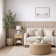 Load image into Gallery viewer, Wainscoting Wall Panel Kit - Wave - 1966mm × 1019mm (Half Wall)

