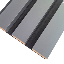 Load image into Gallery viewer, Premium Acoustic Coloured STANDARD SLAT Wall Panels - 3 sided - 240cm x 32cm (2 pack)
