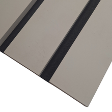 Load image into Gallery viewer, Premium Acoustic Coloured WIDE SLAT Wall Panels - 3 sided -240cm x 30cm (2 pack)
