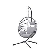 Load image into Gallery viewer, Hanging Egg Chair for Indoor and Outdoor - Light Grey
