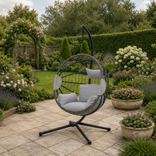 Load image into Gallery viewer, Hanging Egg Chair for Indoor and Outdoor - Light Grey
