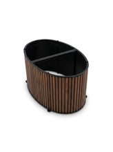 Load image into Gallery viewer, Rowen Walnut Coffee Table - Ribbed Pedestal
