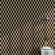 Load image into Gallery viewer, Wood Veneer Acoustic LATTICE Wall Panels - 30cm x 240cm (2 pack)
