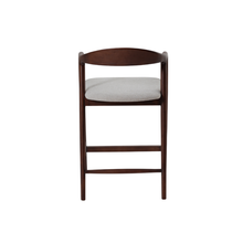 Load image into Gallery viewer, ALUXO® Tess Walnut Barstool in Oatmeal Bouclé
