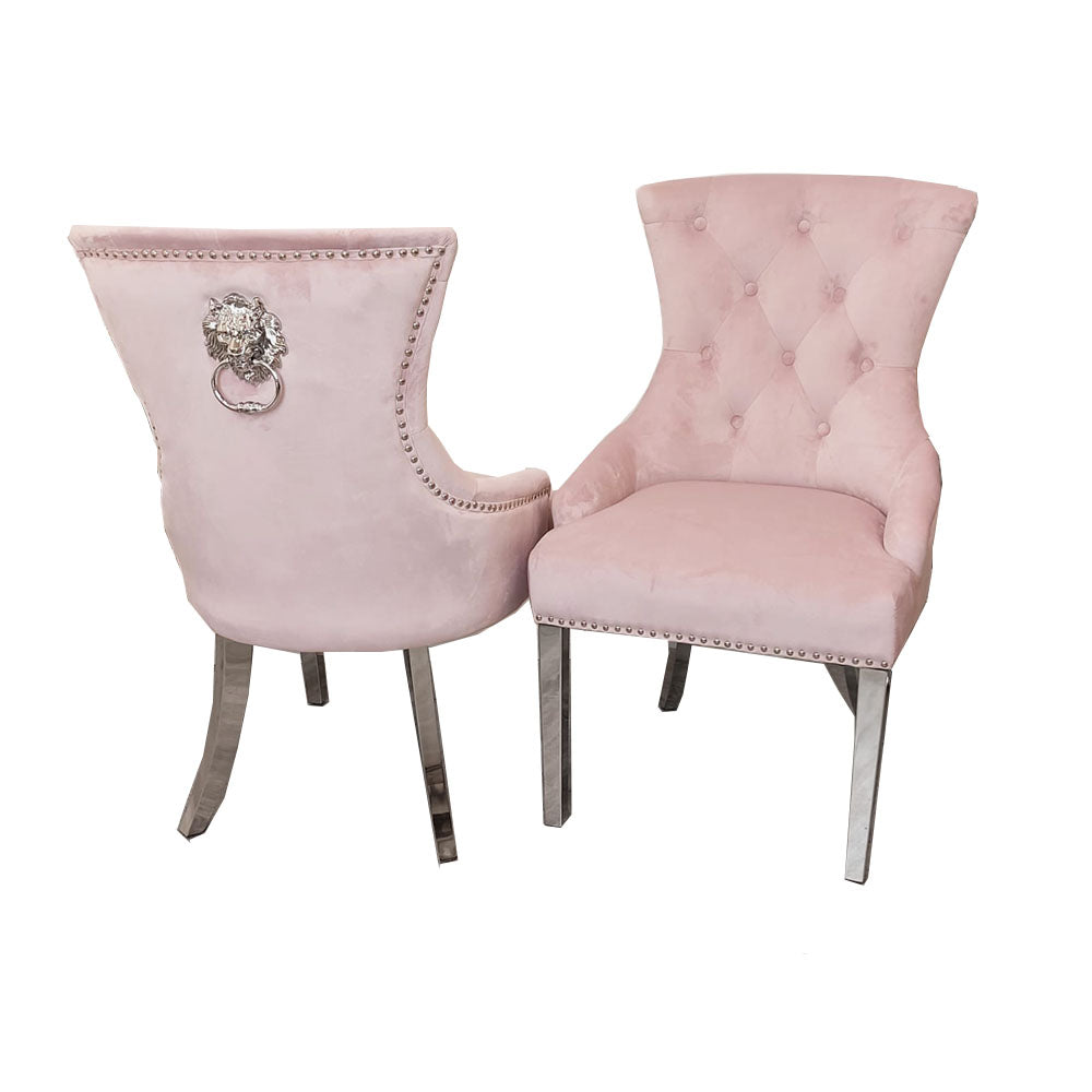 4 x Megan Dining Chair in Pink