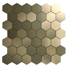 Load image into Gallery viewer, Self Adhesive 3D Mosaic Wall Tiles - Hexagon - 30cm x 30cm (10 pack)
