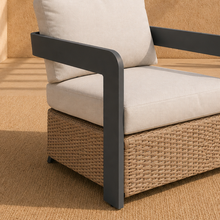Load image into Gallery viewer, ALUXO®  Selene Outdoor Lounge Set - Wicker - 5 Seater
