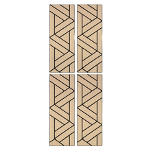 Load image into Gallery viewer, Superlightweight Lattice - Self Adhesive Acoustic Wall Panels- 120cm x 30cm (4 pack)
