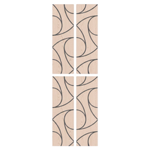 Load image into Gallery viewer, Superlightweight Spiral - Self Adhesive Acoustic Wall Panels - 120cm x 30cm (4 pack)
