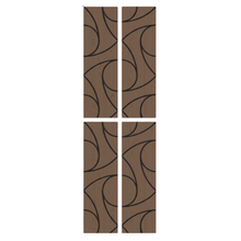 Load image into Gallery viewer, Superlightweight Spiral - Self Adhesive Acoustic Wall Panels - 120cm x 30cm (4 pack)
