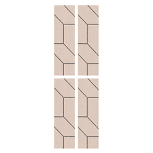 Load image into Gallery viewer, Superlightweight Wedge - Self Adhesive Acoustic Wall Panels - 120cm x 30cm (4 pack)
