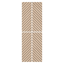 Load image into Gallery viewer, Superlightweight Herringbone - Self Adhesive Acoustic Wall Panels - 120cm x 30cm (4 pack)
