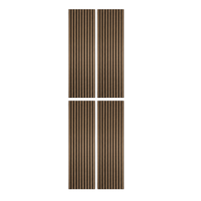 Load image into Gallery viewer, Superlightweight Slatted - Self Adhesive Acoustic Wall Panels - 120cm x 30cm (4 pack)

