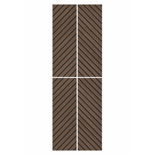 Load image into Gallery viewer, Superlightweight Herringbone - Self Adhesive Acoustic Wall Panels - 120cm x 30cm (4 pack)
