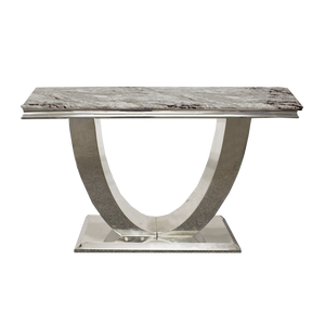 Arial Console with Dark Grey Marble Top