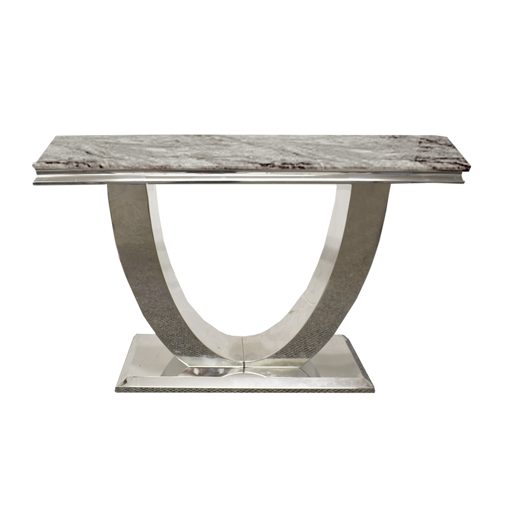 Arial Console with Dark Grey Marble Top