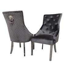 Load image into Gallery viewer, Bentley Chrome Dining Chair
