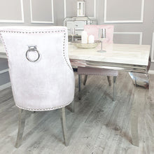 Load image into Gallery viewer, Duke Dining Chair in Pink Velvet
