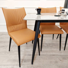 Load image into Gallery viewer, Flora Leather Dining Chair
