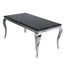 Load image into Gallery viewer, Louis Dining Table with Black Marble Top
