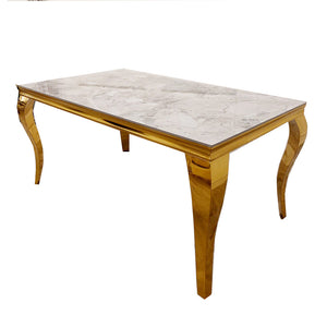 Louis Gold Dining Table