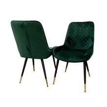 Load image into Gallery viewer, Luna Velvet Dining Chair - ALL COLOURS
