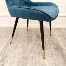 Load image into Gallery viewer, Luna Velvet Dining Chair - ALL COLOURS
