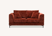 Load image into Gallery viewer, Aluxo Lenox Sofa Range in Rust Velvet
