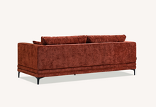 Load image into Gallery viewer, Aluxo Lenox Sofa Range in Rust Velvet
