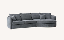Load image into Gallery viewer, Aluxo Rubin Corner Chaise in Charcoal Boucle
