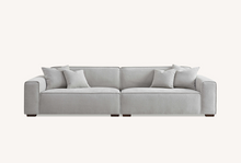 Load image into Gallery viewer, Aluxo Dakota 4 seater with Chaise in Pebble Boucle
